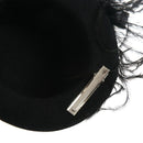 Women Barrette Strass spring Burlesque Punk Mini Hat black W5G5