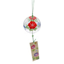 2x Handcrafted Glass Wind Chime Crystal Ball Home Car DIY Hanging Decoration