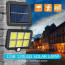 120LED COB Solar Motion Sensor Durable Outdoor Waterproof Garden Street Lam L8I2