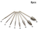 8Pcs diamond grinding head polishing needle bits burrs metal stone carving t ME