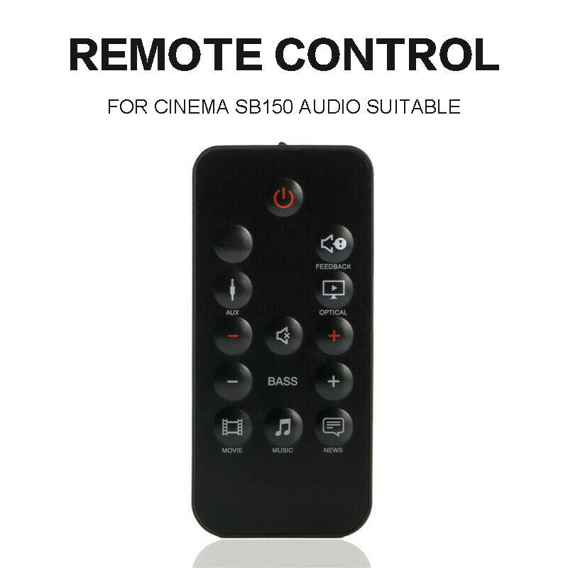 Replace Remote Control Controller For JBL Cinema SB150 Soundbar Sound Boost TV