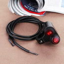 Dual On/Off Buttons 7/8in Handlebar Motorcycle Headlight Aluminum Switch