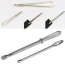 2Pcs Wear Elastic Belt Wearing Rope Weaving Tool Stainless Steel Get Ci.ES