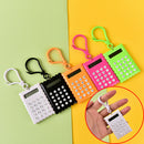 Newest Plastic Casing 8 Digits Electronic Mini Calculator Keychain Random Col LJ
