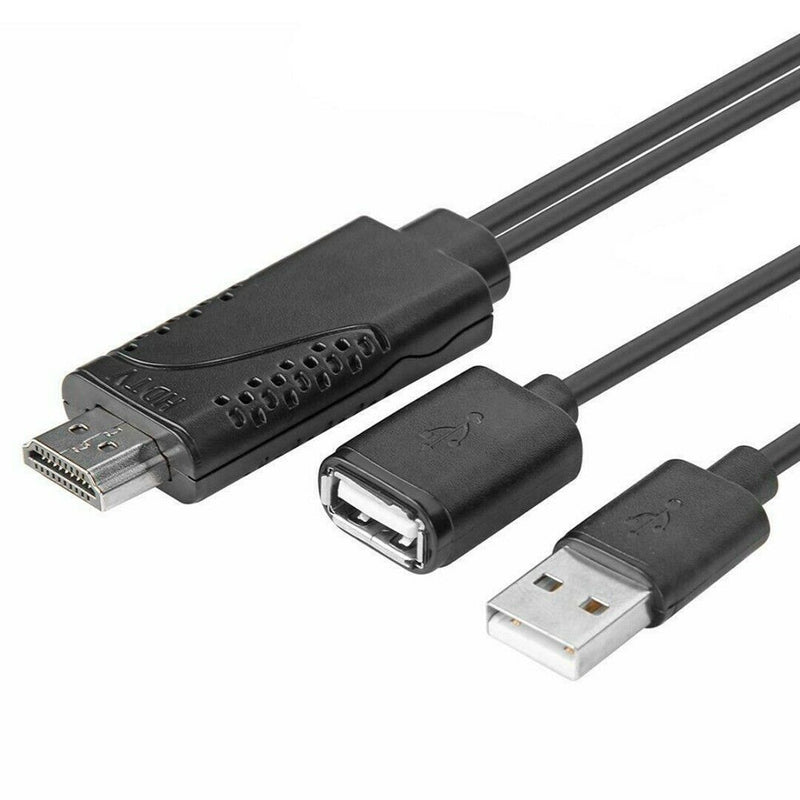 USB Female to 1080P HDMI Male HDTV HD Video Cable Converter Adapter For Phone