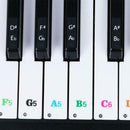 37/49/61/88 Keys Electronic Organ Scale Decals Piano Keyboard Stickers