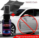 Nano Magic Car-Scratch Remover Cloth & Car Nano Repairing Spray Oxidation Liquid