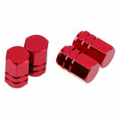 4X Aluminum Tire Wheel Rims Stem Air Valve Caps Tyre Cover Car Truck Bike  1X