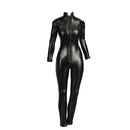 1/6 Female Faux Leather Jumpsuit Catsuit Outfit for 12" Kumik Phicen
