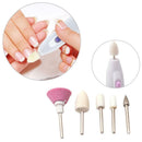 5 Bits Electric Nail File Drill Kit Tips Manicure Toenail Pedicure Salon Pen Hot