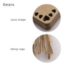 3X(Kraft Paper Tags,100Pcs Heart Kraft Paper Gift Tags Craft Hang Tags with