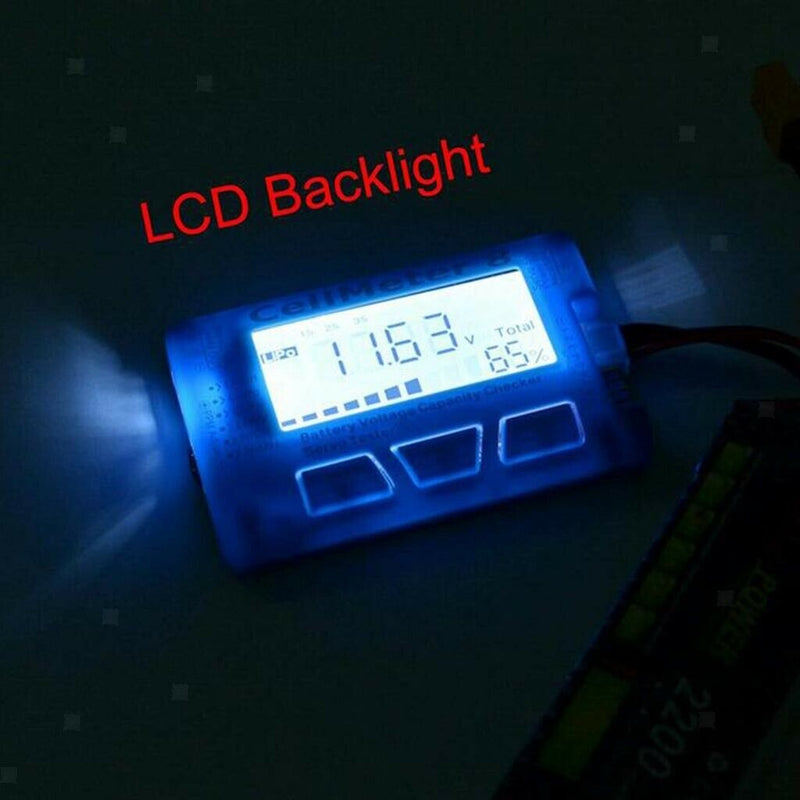 Battery Capacity Tester Servo Tester with Backlight for LiPo Life Li-ion
