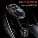 G45 Bluetooth Handsfree Car Kit FM Transmitter MP3 Player QC3.0 USB Charger