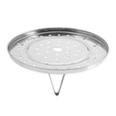 Round Stainless Steel Food Cooking Steamer Rack Cookware 8 Inch Dia