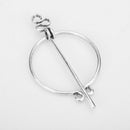 2Pcs Noble Norse Viking Brooch Penannular Ethnic Fibula Pin Clasp Jewelry