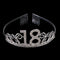 18Years Old Birthday Crown Crystal Hairband Girl Tiara Princess Head Accesso Kw