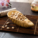 Modern Natural Bamboo Root Fruit Plate Snacks Melon Seeds Seed Plate Househ