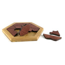 Wooden Tangram Jigsaw Board Educational Early Learning Wood Puzzles Game To N7R3