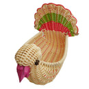 Little Turkey Shape Imitation Woven Rattan Tabletop