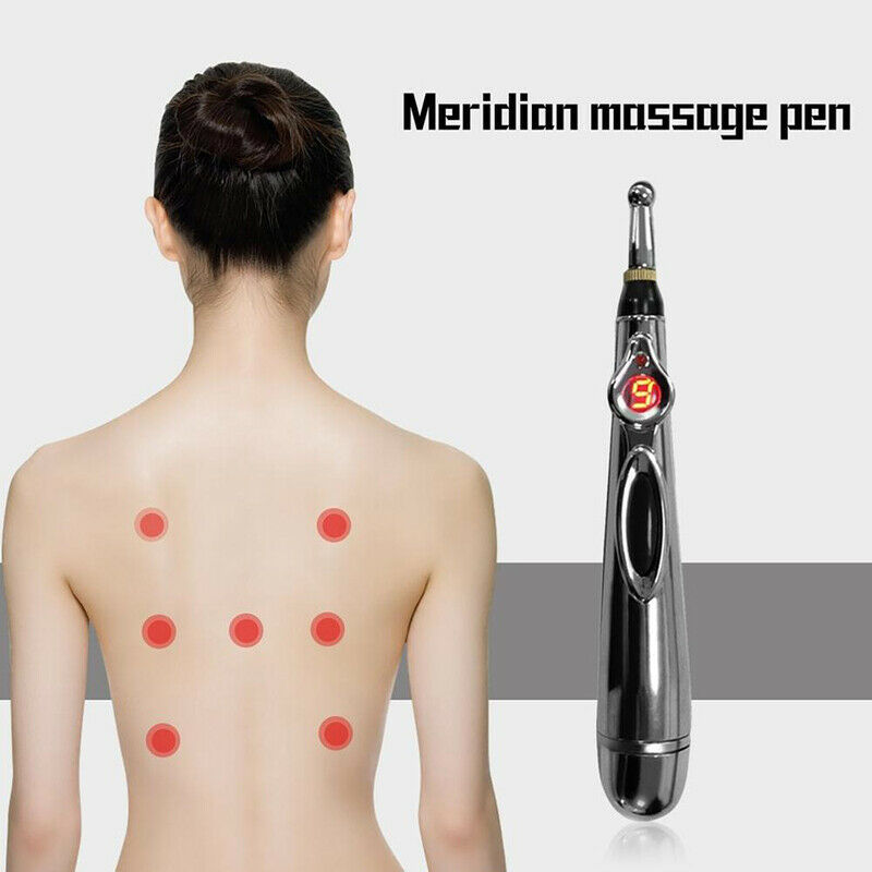 Electric Acupuncture Pen Pain Relief Point Massage Electronic Meridian Ew