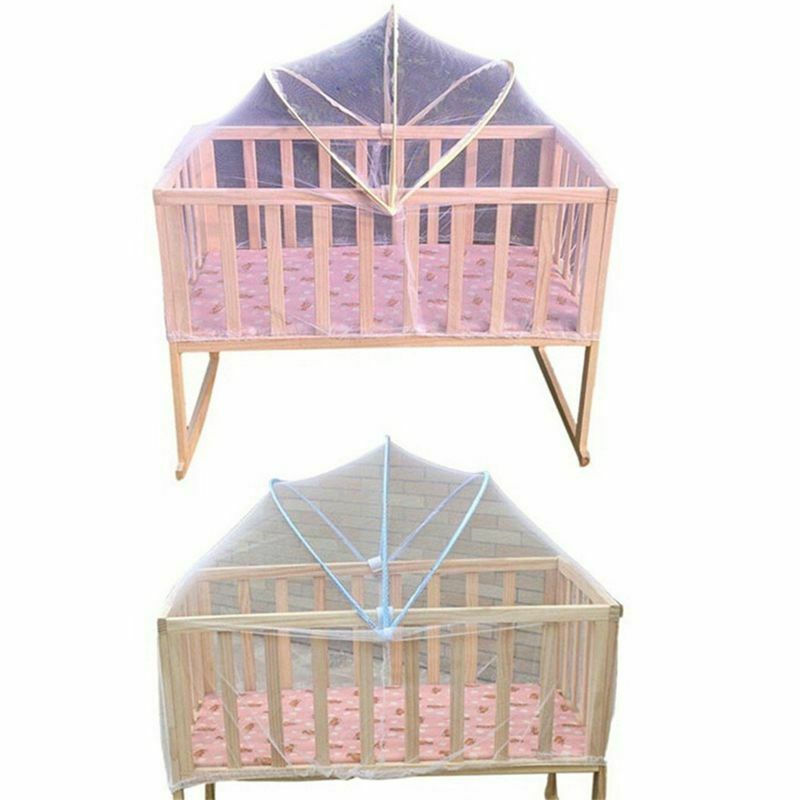 1 x Baby Cradle Bed Mosquito Nets Summer Baby Safe Arched Mosquitos Net, Ra O7O1