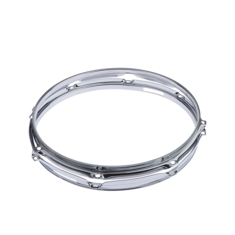 Heavy Duty 13 Inch 8 Lug Snare Drum Hoop Rim Batter Hoop 1.5Mm (Pack of 2)