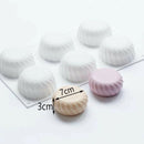 6Cavity Round Gears Silicone Soap Mold Reusable Silicone Molds DIY Craft Soap OZ