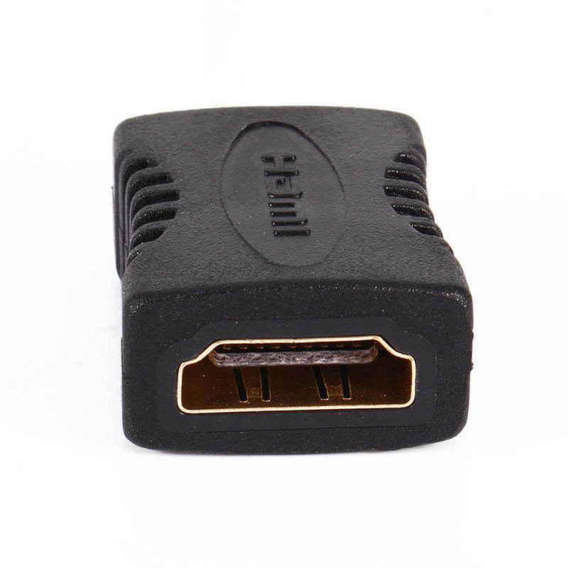 10pcs Black HDMI Female To Female Coupler Extender Adapter Connector HDTV 1080P