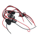 5 x black plastic case 14, 99 cm 2 - cable connector 9 V rechargeable batte N5P1