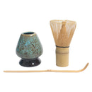 Japanese Style Matcha Tea Whisk Set Exquisite Gift for Tea Lovers Blue