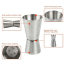 Stainless Double Single Shot Measure Jigger Spirit Cocktail Bar Drink Best C2B1
