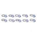 10pcs DIY Collar Extension Button Jeans Lengthen Buckle Accessories