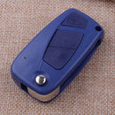 fit for FIAT PANDA PUNTO Blue 3-Button Remote Flip Key Fob Cover Shell Uncut Hf