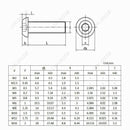 60Pcs M3 Button Head Socket Screws Allen Bolts Kit- 10.9 TEN-HIGH | L3~10mm