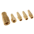 5pc 1/4 Inch NPT Coupler Adapter For Air Hose Compressor