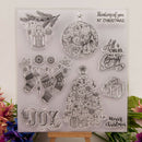 Silicone Clear Stamp Transparent Rubber Stamps DIY Scrapbook Christmas gift  Z