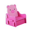 DIY Kids Chair Non-toxic Foam Chair Children's Pretend Play Chairs Stool Pink