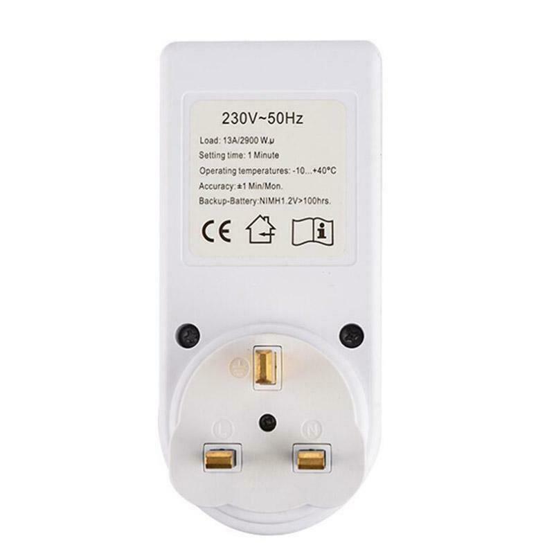 Programmabile  Digitale Timer Switch Socket 12/24Hours EU US UK AU Plug(UK)