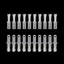 200Pcs 4.8Mm Wire Connectors Crimp Terminals Crimp Female/Male Spade Termin N8O9