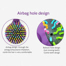 Detangling Hair Brush Rainbow Volume Brush Magic Hair Curl Straight Comb Br M1C2