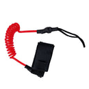 Paddle Safety Rod Elastic Leash Boats Raft Stretch Rope Red Plastic Unbranded
