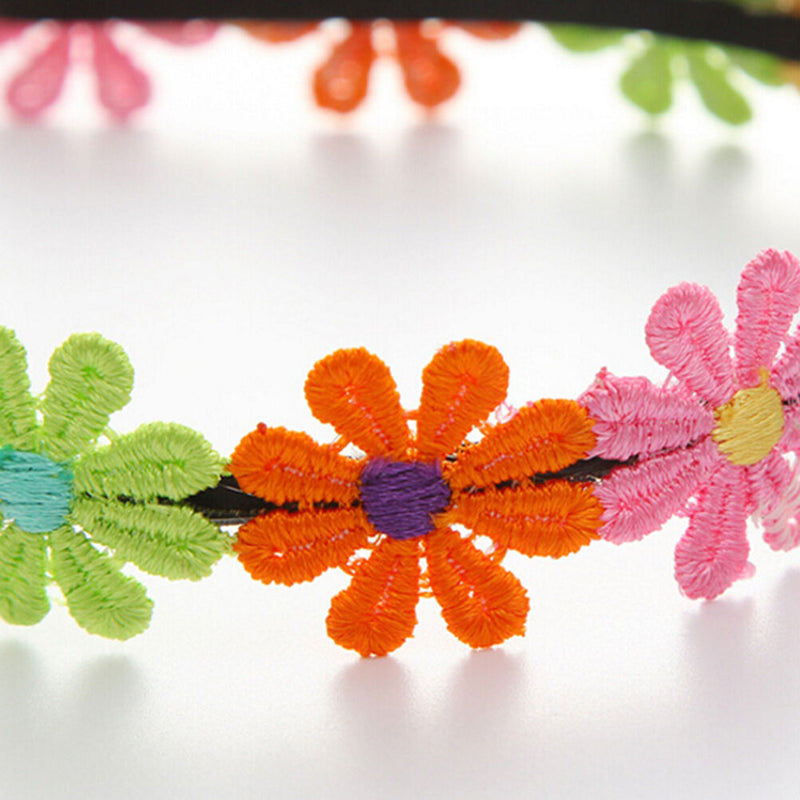 Flowers Hairbands Garland Flower Hairband For Girls Flower Crown Hair Band  Z