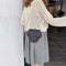 Creative Diamond Shaped Shoulder Bag Sequins Women Crossbody Bags (Black)