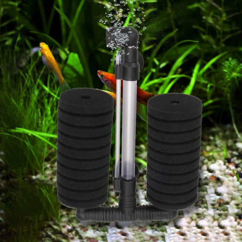 Mute Aquarium Filter Fish Tank Air Pump Skimmer Biochemical Cotton Sponge
