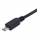 USB 2.0 Male To Male Dual Micro USB Splitter Y Charging Data Cable   Ew