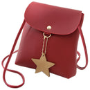 Women'S Shoulder Messenger Bag Pu Star Decoration Mobile Phone Coin Money C