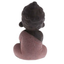 Lovely Little Buddha Statue Monk Kung Fu Tea Pet Statuette Home Ornament