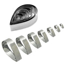 7pcs Stainless Steel Cookie Cutter Mold Pastry Mould Cake Decorating Useful G3D9