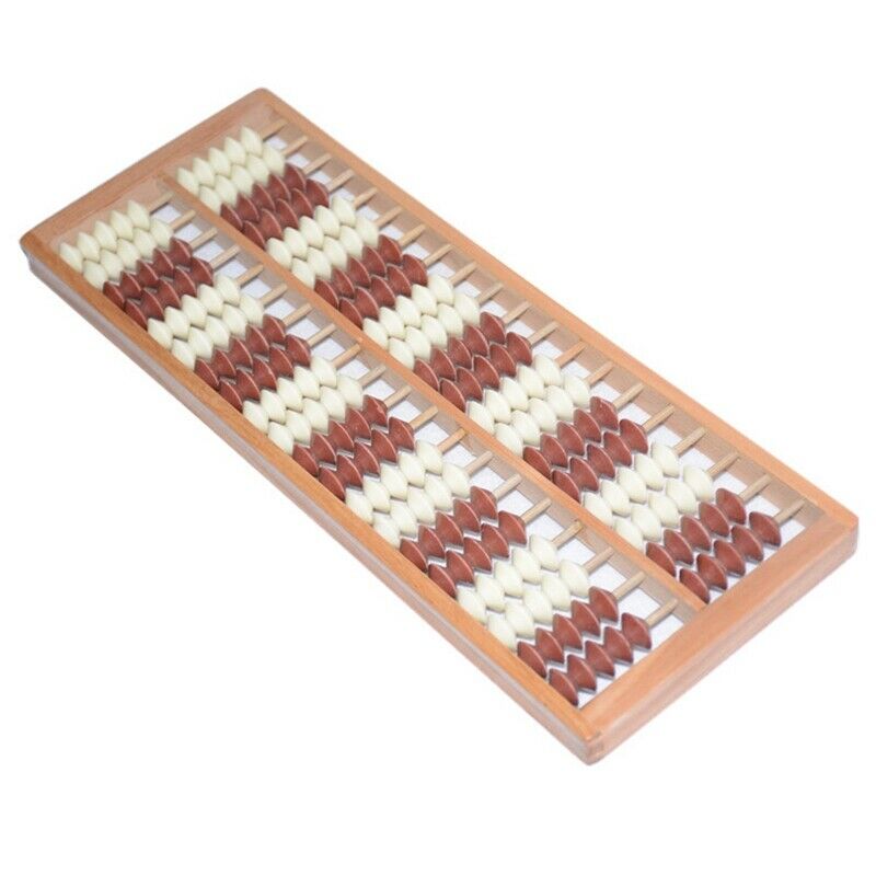 Abacus Soroban Beads Column Kid School Learning Aid Tool Math Business Chin J2Y4
