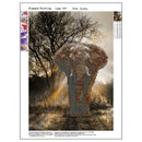 Elephant 5D DIY Round Diamond Painting Embroidery Kits Cross Stitch Craft